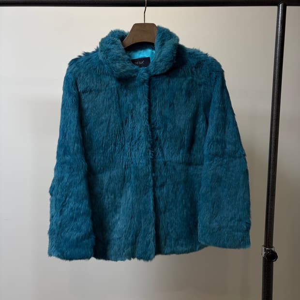 desia 토끼털 퍼 자켓