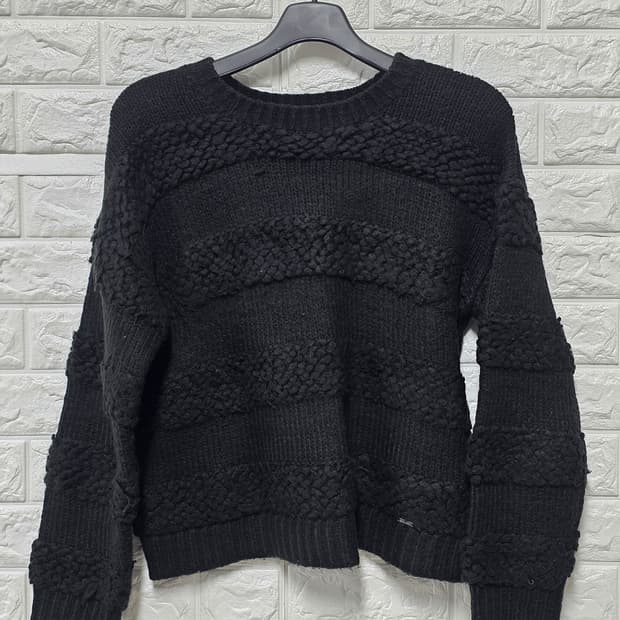 택포) DKNY 블랙 니트 M