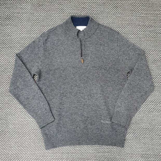 프랑코페라로 하프집업 울 니트 남자105