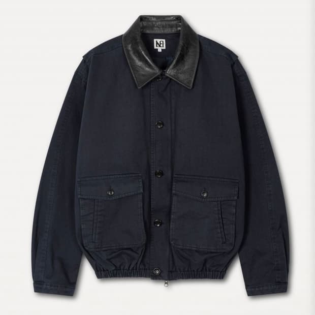 라벨아카이브 carter cow leather collar jacket