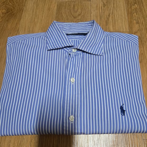 폴로 랄프로렌 남성 블루스트라이프 셔츠(M사이즈)