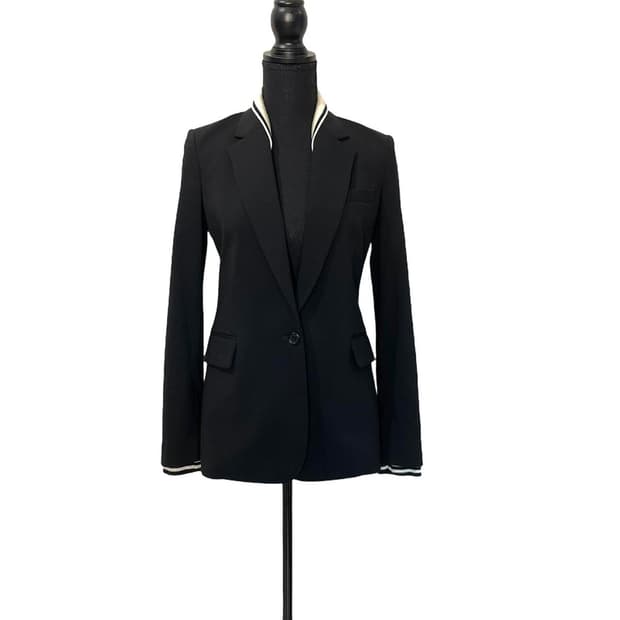 [미착용 새상품] 띠어리 시보리 배색 블레이저 0사이즈