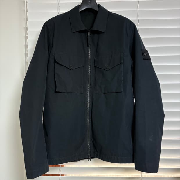 스톤아일랜드 고스트피스 오버셔츠 블랙