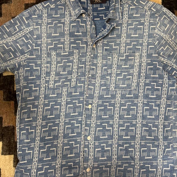 RRL 썬더버드 반팔 셔츠 L