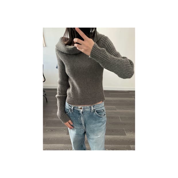 vtg gray knit