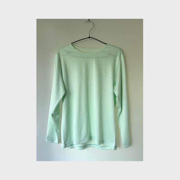 일본빈티지 새상품 민트 긴팔티셔츠 판매합니다💚