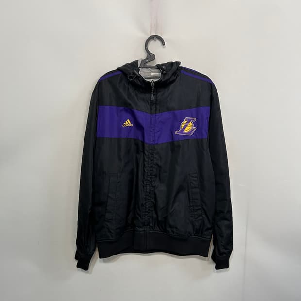 아디다스 NBA 레이커스 후드 자켓 100 남성 리버시블