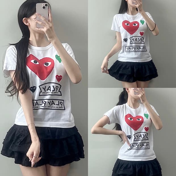 꼼데가르송 반팔티