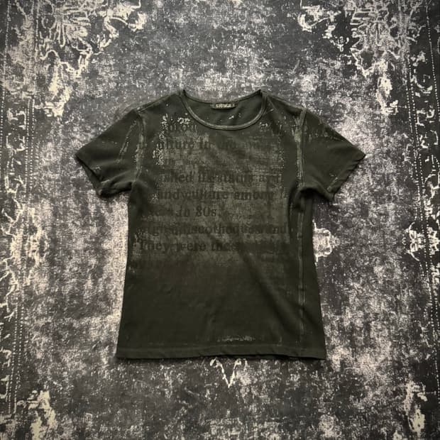 5351 Pour Les Hommes Printed Detail Tee 