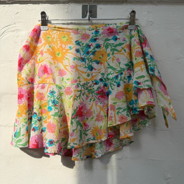 Ralph Lauren 플로럴 레이어드 랩 스커트 M