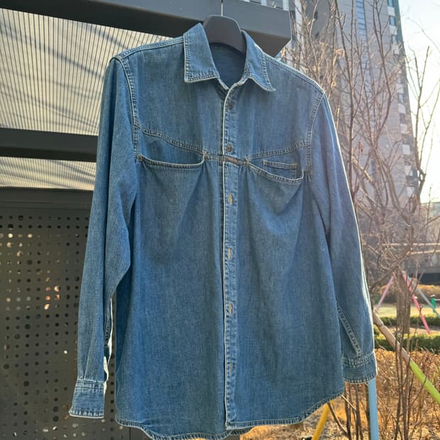 90s-00s 마리떼 프랑소와 저버 데님 셔츠