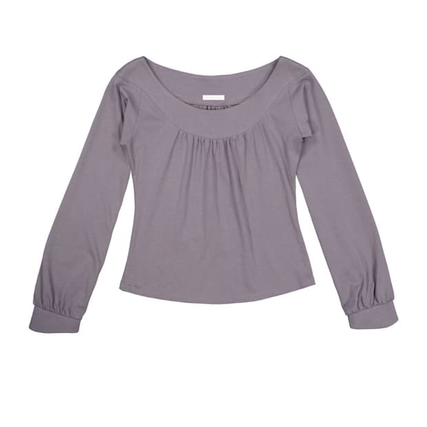 siamese 샴 셔링 탑 차콜 shirring top