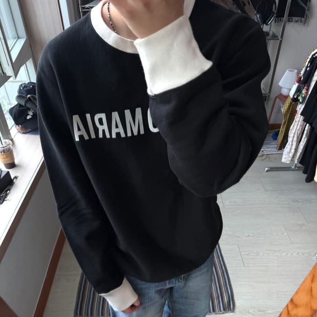 와코마리아 길티파티 맨투맨