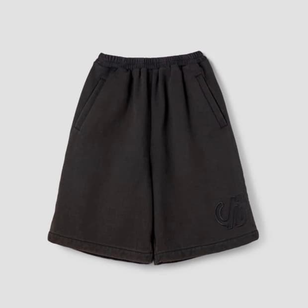 S/E/O 에스이오 sweat shorts black