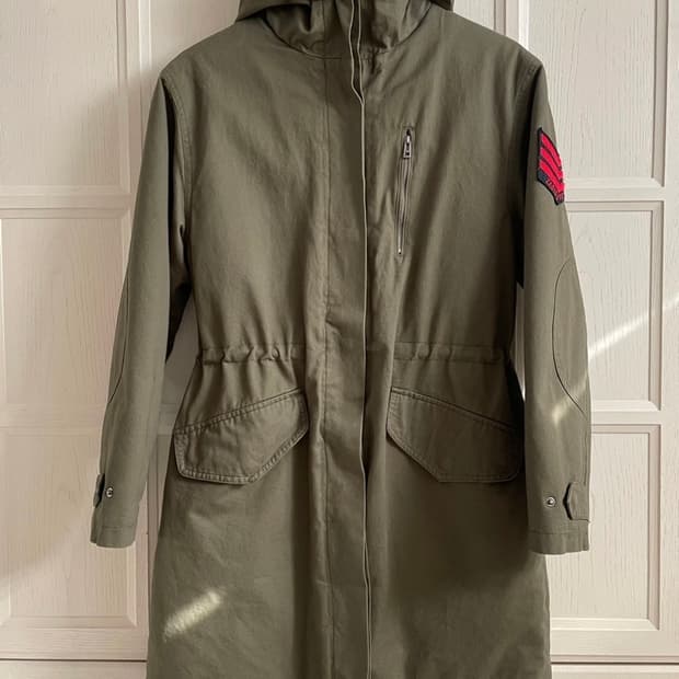 Zadig & Voltaire 카키색 야상 코트