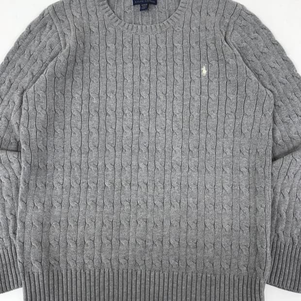 폴로 니트 그레이 회색 XL (18-20)