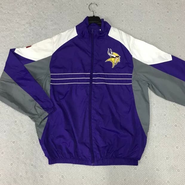 NFL 90s 올드스쿨 미네소타 바람막이