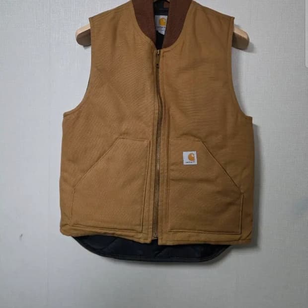 칼하트 브라운 퀼팅 베스트 조끼  사이즈 90  남 여공용