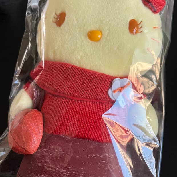 고전 맥도날드 키티 인형 노란키티(춘하추동 시리즈)