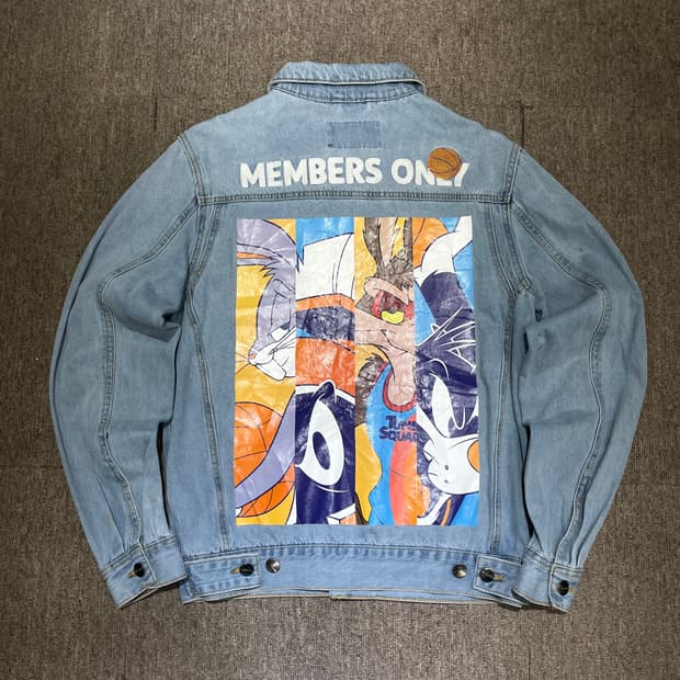 (M) 워너브라더스 루니툰즈 트러커 데님 자켓