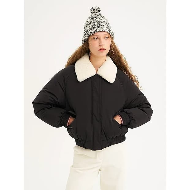 정가 498000) 올리브데올리브 퍼카라 구스 다운 점퍼 블루종 패딩