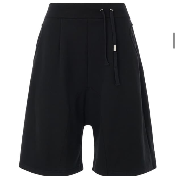 Nache BAGGY HALF PANTS Black 구해요