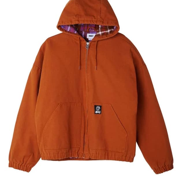 오베이 vacant hooded jacket 오렌지