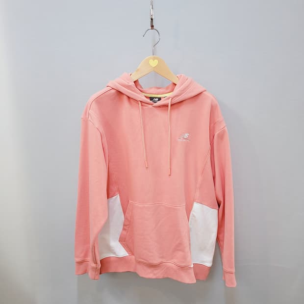 XL) 뉴발란스 배색 후드티 공용가능 