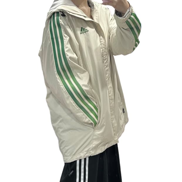아디다스 대장 유일매물 그린 윈드져지