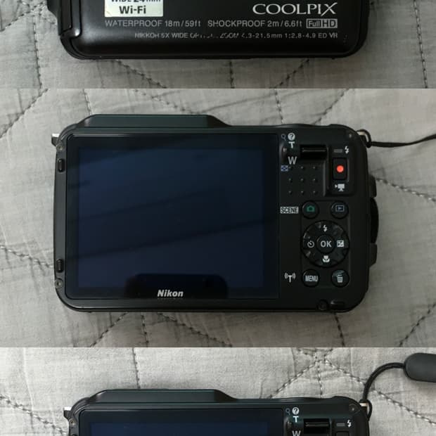 니콘 쿨픽스 aw120 블랙 한국어판 (작례 O)