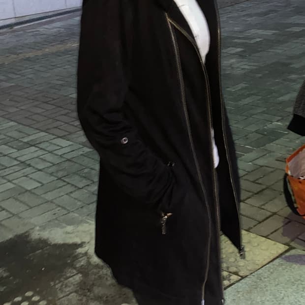 Tornado Mart archive hoodie zip up black