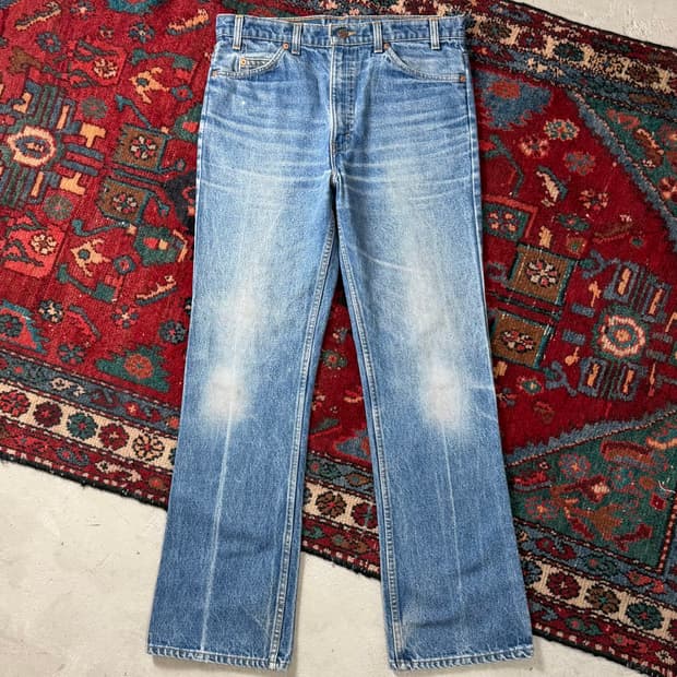 90’s USA 빈티지 리바이스 517 오렌지탭 부츠컷 리바이스 청바지