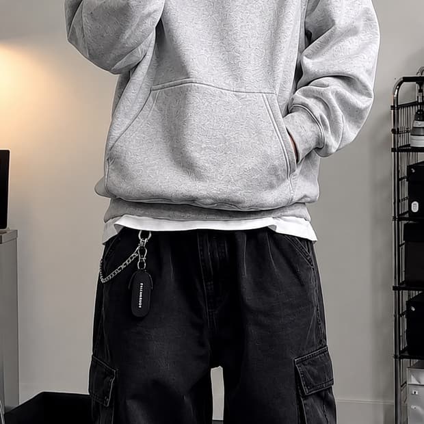 나이키 x 스투시 NRG 그레이 후드 판매