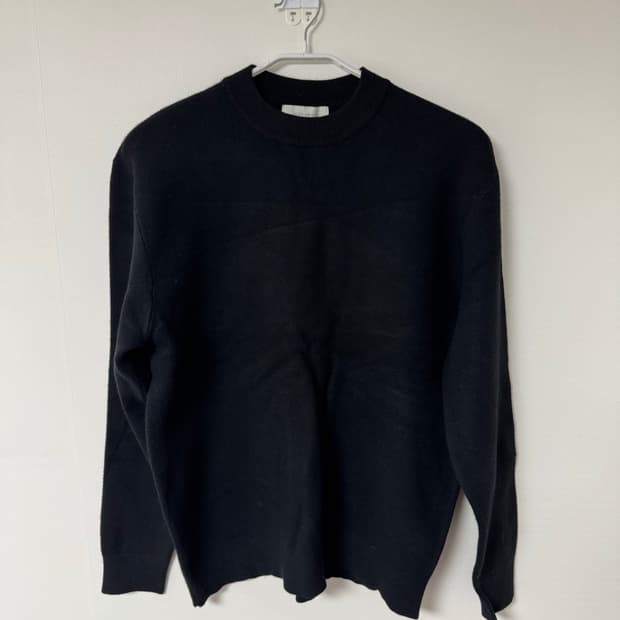 100) 캐시미어 블렌드 블랙니트