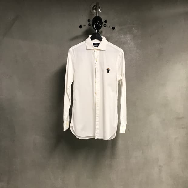 폴로 랄프로렌 솔리드 베어 셔츠 화이트 32/33