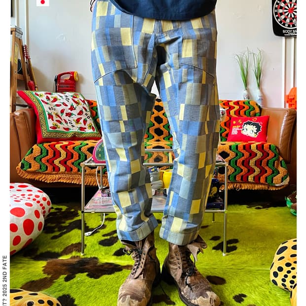 White Mountaineering Color Block Pants