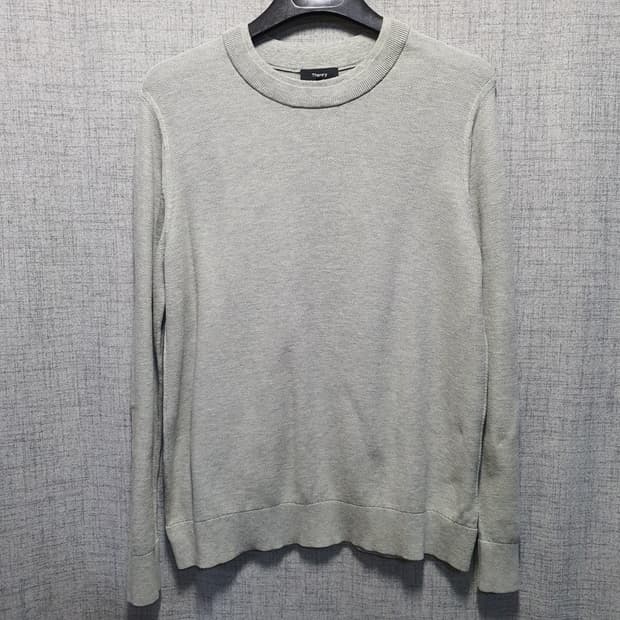 띠어리 남성 리갈 울 크루넥 니트 스웨터 