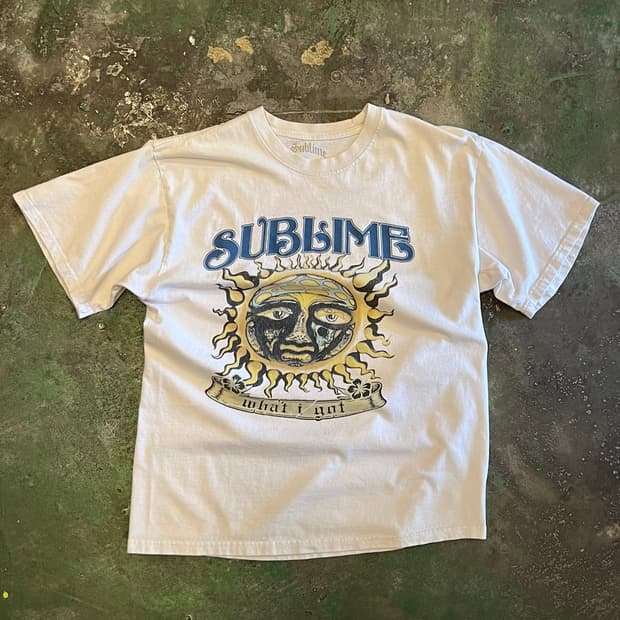 [L] 서브라임 Sublime 그래픽 머천다이즈 티셔츠