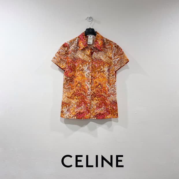 CELINE 셀린느 psychedelic 여성 셔츠