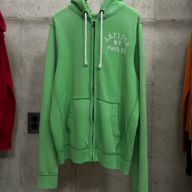 ABERCROMBIE LOGO HOOD ZIP UP