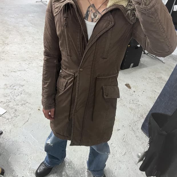 90s Hysteric Glamour military moz coat