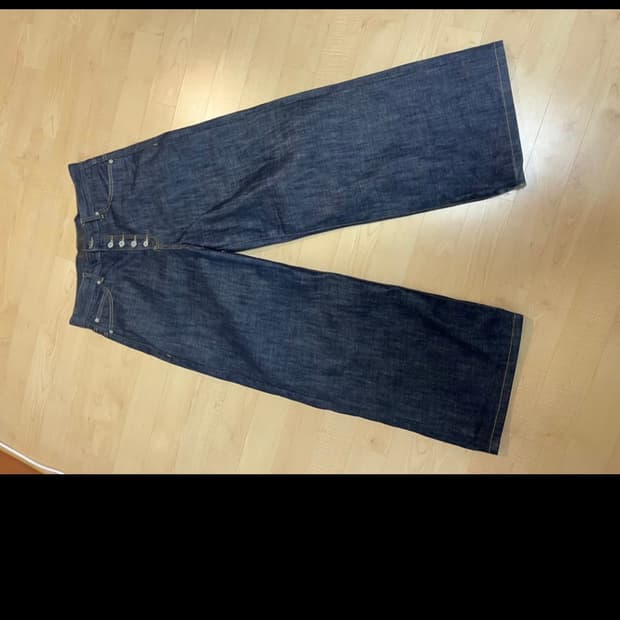 L)노페이스 스튜디오 베기 핏 데님 블루