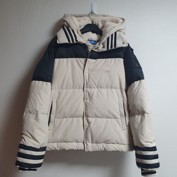 택포가 아디다스 패딩 AC 덕다운패딩점퍼 숏패딩 95