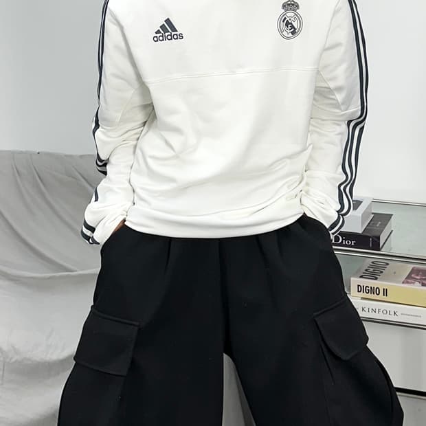 아디다스 15-16 레알 마드리드 트레이닝 탑 L