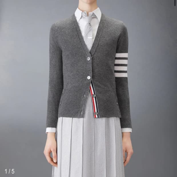 톰브라운 캐시미어 가디건 42