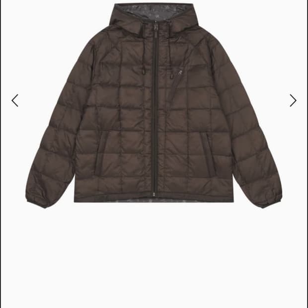 오헤시오 리버시블 브라운 패딩