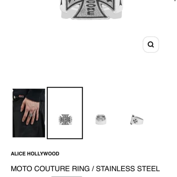 Alice hollywood 반지
