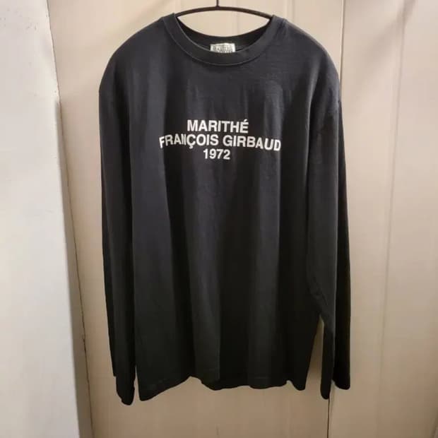 L 마리떼 프랑소와 저버 긴팔 티셔츠 블랙