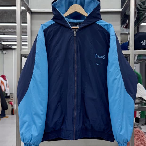 나이키 00s NFL Titans 후디 봄버 자켓