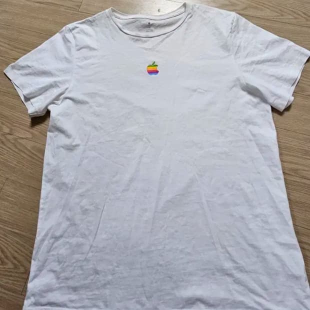 빈티지 애플 티셔츠